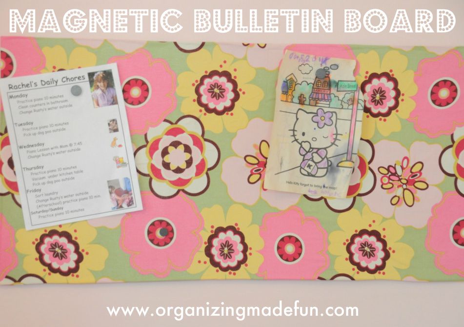 Fun project Bulletin Board Organizing Made Fun Fun project